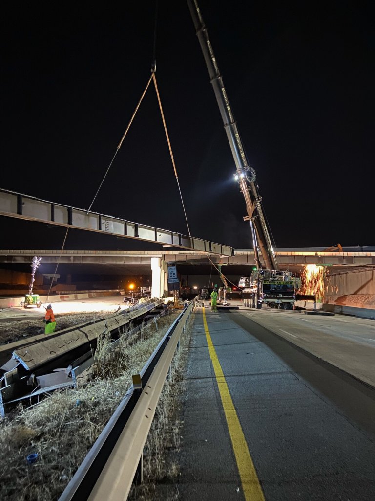 Bridge demolition Virgina
